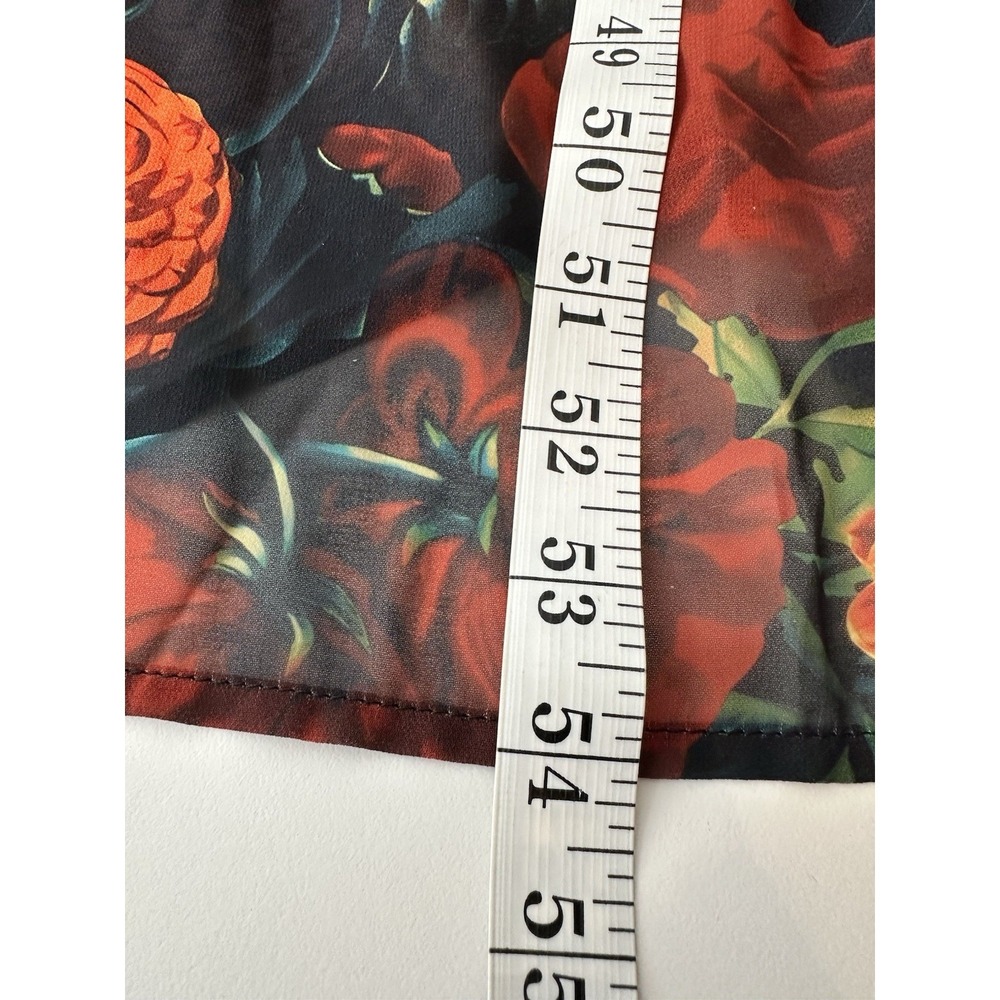 Ivy City Co Imogen Maxi Dress Womens Medium Floral Oversized Long Sleeve No Belt - Picture 9 of 9